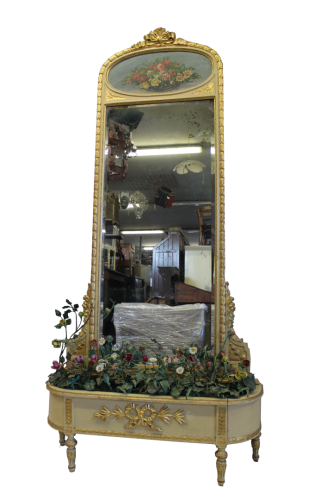 1661 - specchiera francese con fioriera in ferro1.jpg_product_product_product